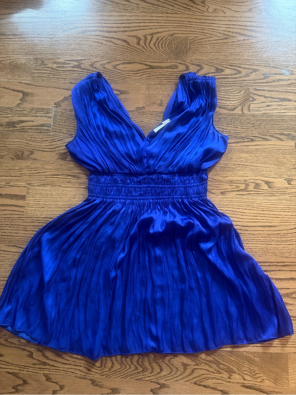 Ramy Brook Cobalt Satin Dress